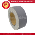 Grey reflective PU artificial leather